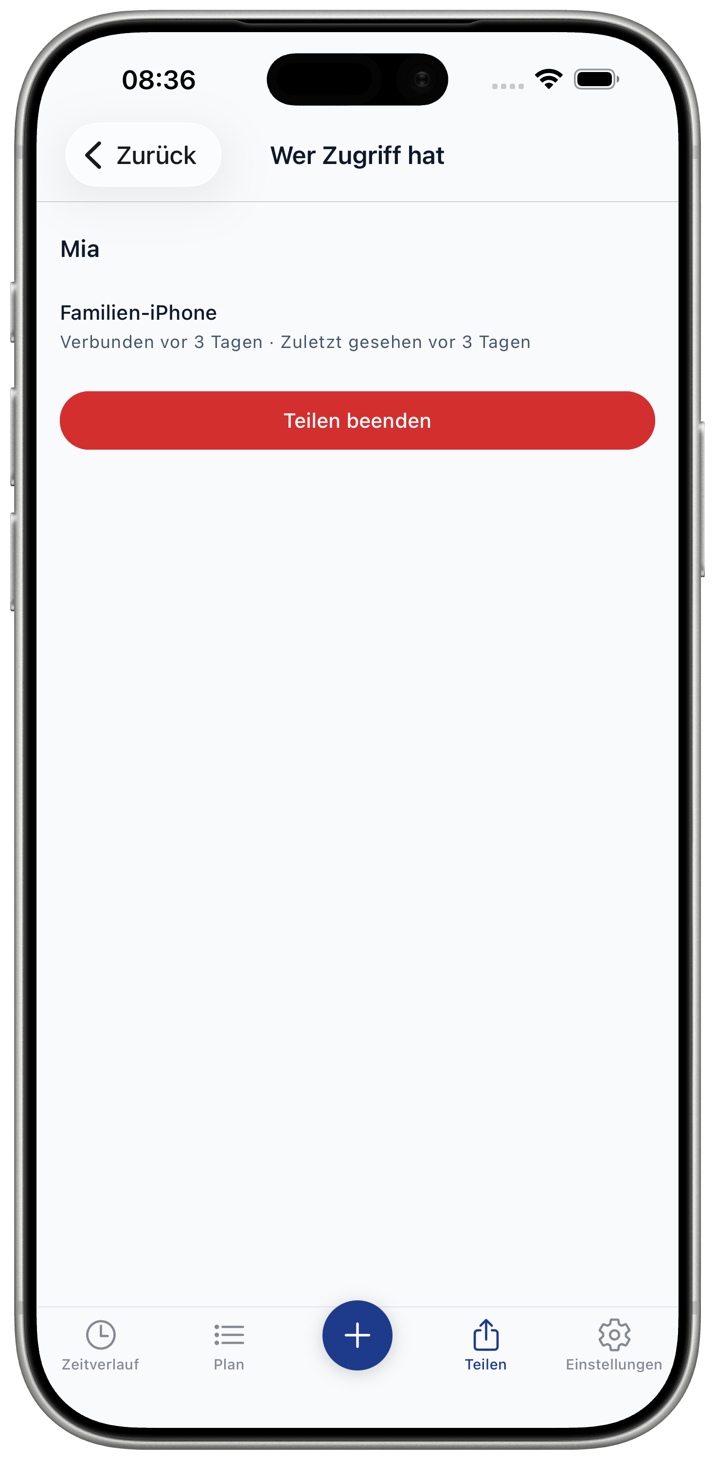 Who has access screen